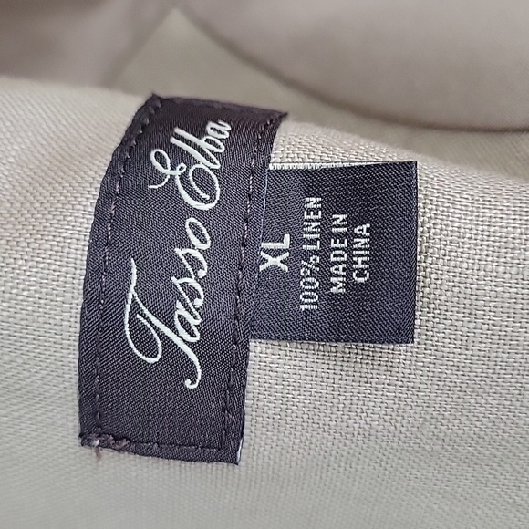 TASSO ELBA Linen Sport Coat Jacket Men's XL - Picture 6 of 11